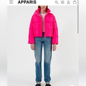 Apparis  kat funnel neck Quilted Puffer Coat